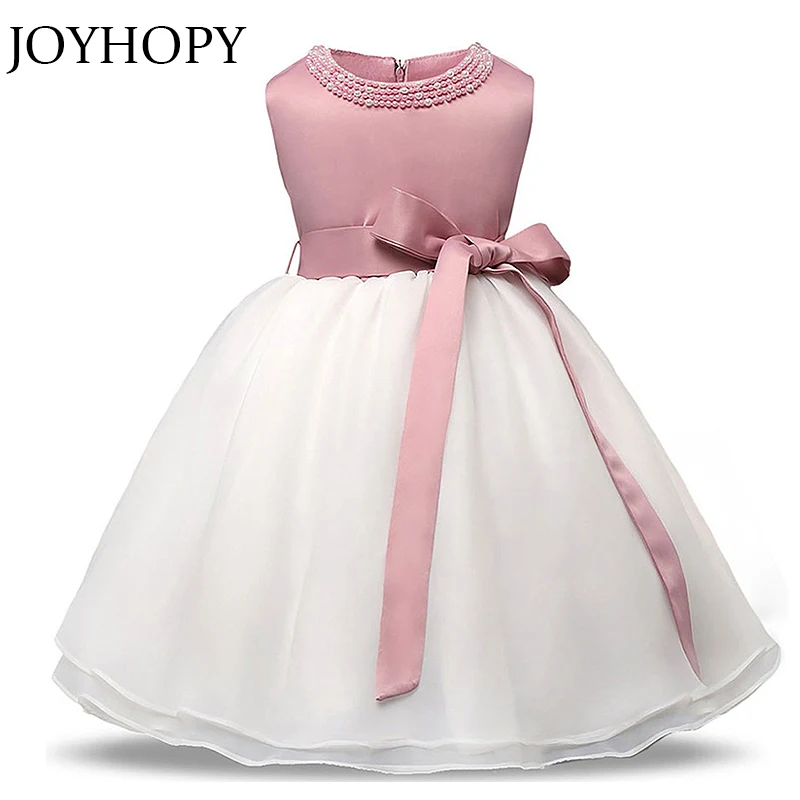 JOYHOPY/Вечерние платья для маленьких девочек Свадебные 1 года Платья новорожденных