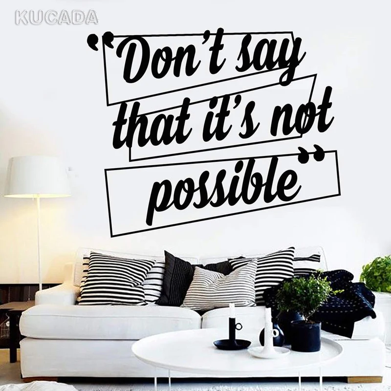 

Vinyl Wall Decal Sticker Motivation Quote Inspired Office Meeting room Study Decor Stickers DIY Home Decor Art Mural JG4120