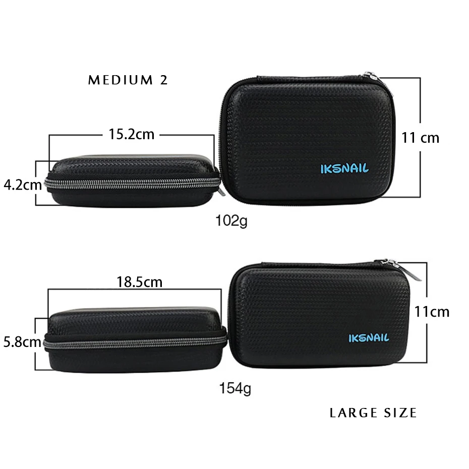 Чехол Shellnail многоразмерный Блестящий Защитный чехол SSD для наушников внешний