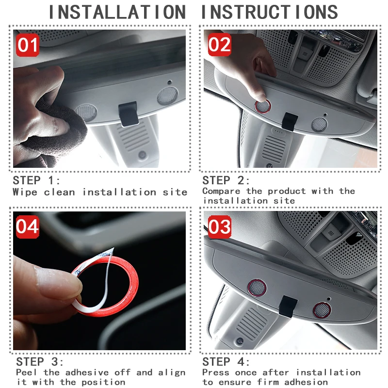 Backar авто Стайлинг зажигания кнопка запуска Декоративные наклейки для Mercedes Benz A