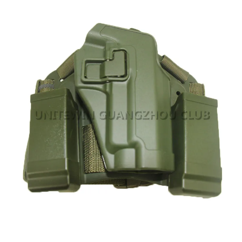Тактический падения нога Правая бедра кобура с 2 Журнал Чехлы для SIG Sauer P226 P229