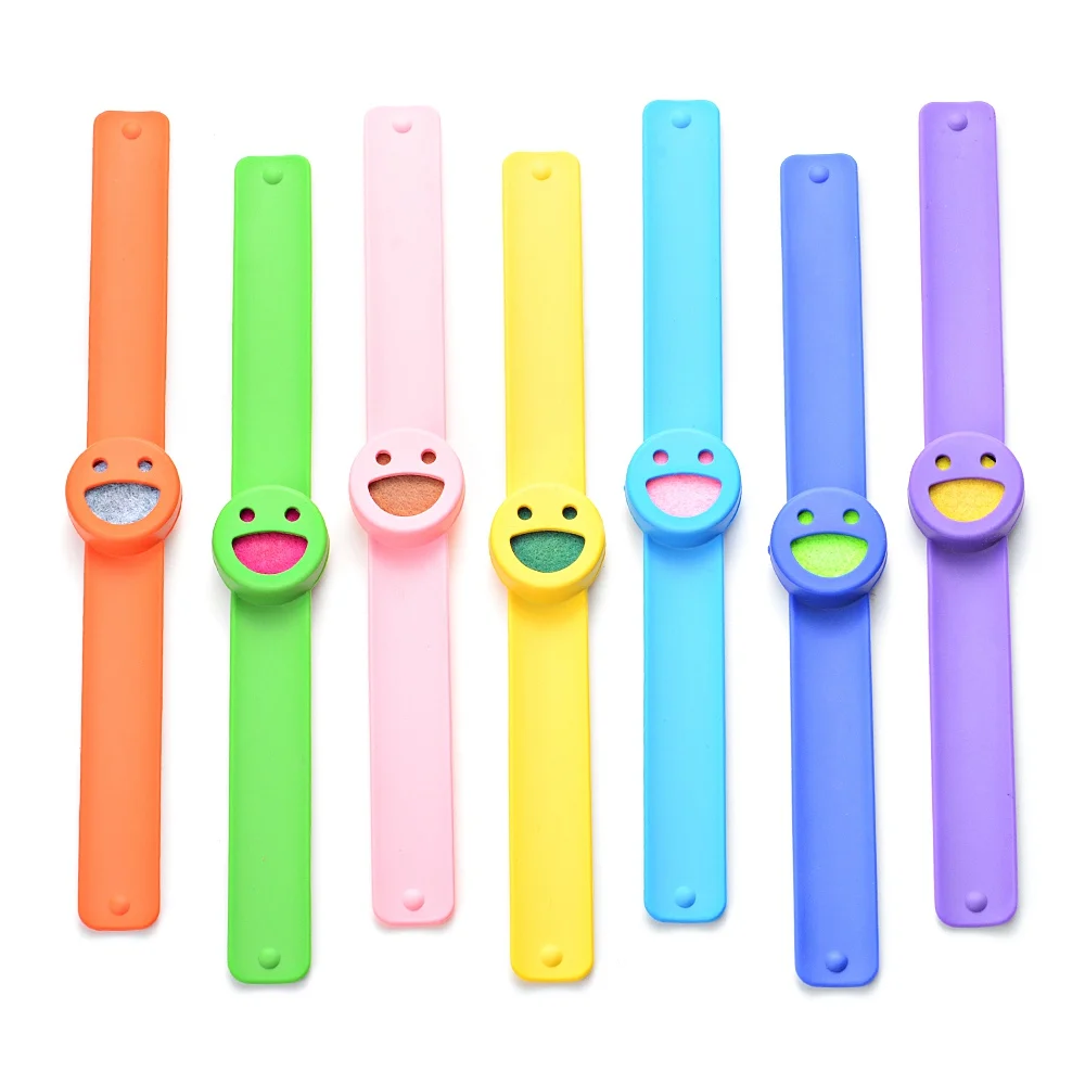 10 шт. Детские Эфирное Масла диффузор силиконовый Браслеты Мультяшные Wristbrand