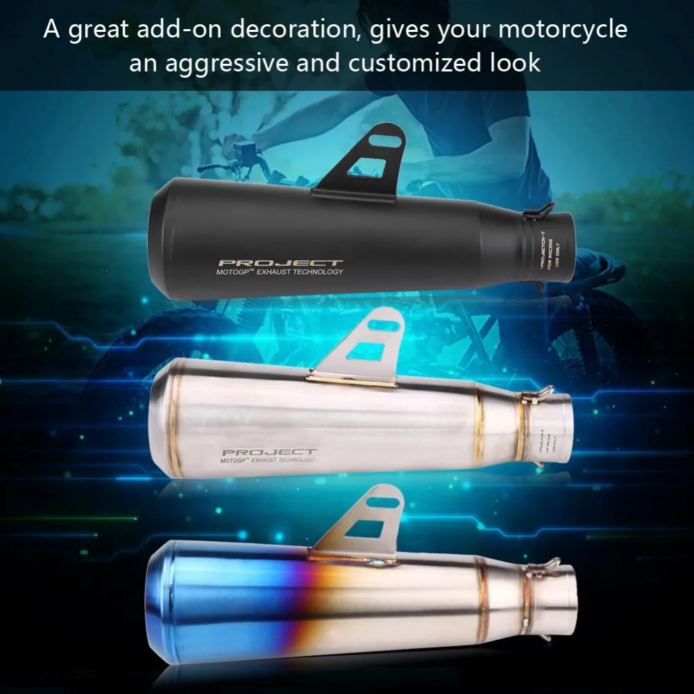 Модифицированный глушитель выхлопа мотоцикла труба 51 мм Универсальная для Kawasaki