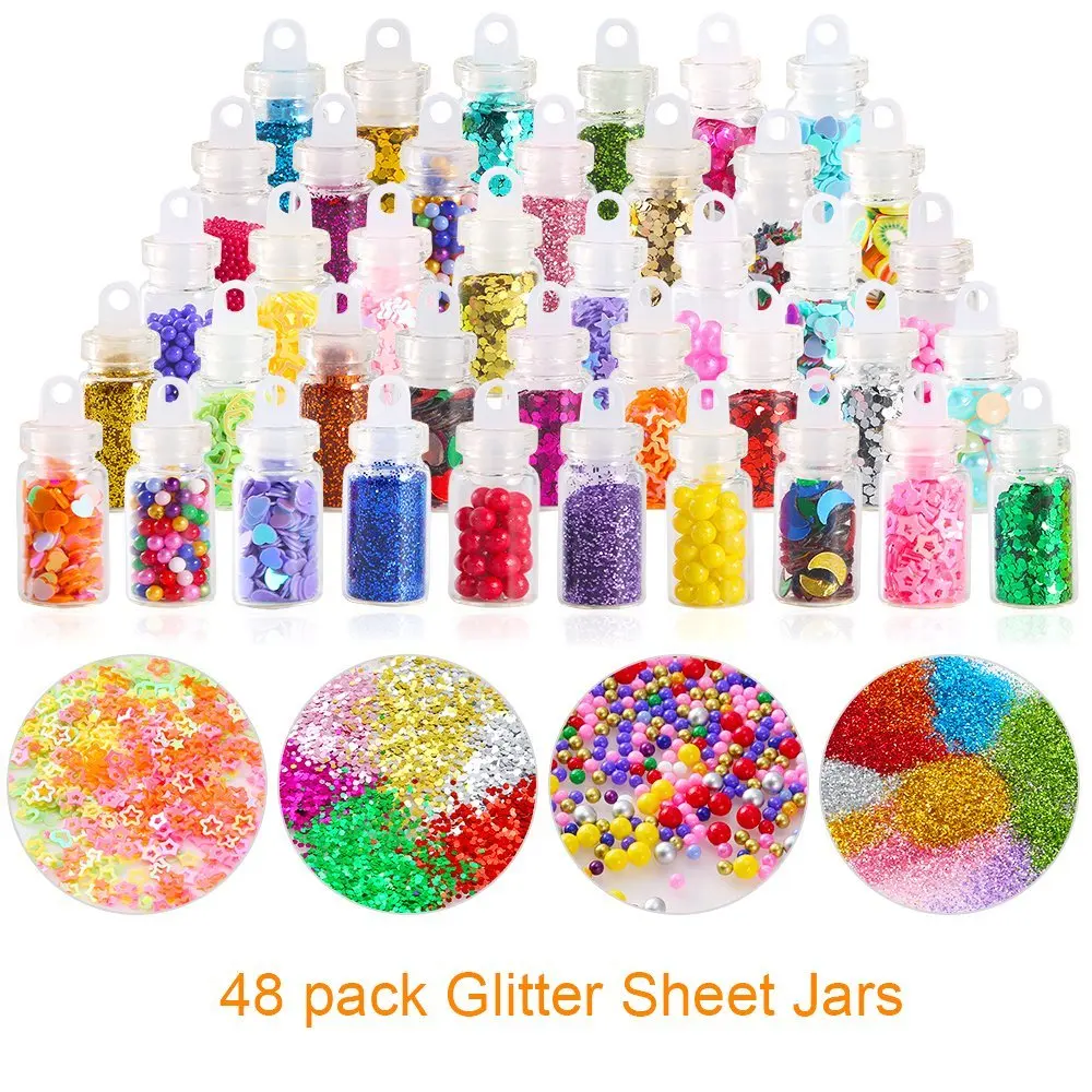 82 упаковочных комплекта для слизи включая шарики из пенопласта рыбьей чаши банки