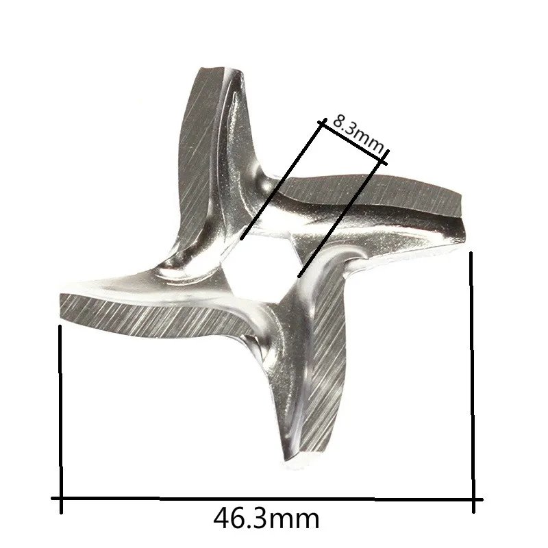 3 шт. Новый Нержавеющая сталь шестигранной лезвие Мясорубка Ножи MS-0926063 HV2 HV3 HV4 HV6