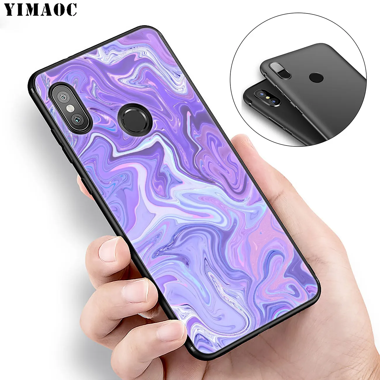 Мягкий силиконовый чехол YIMAOC с мраморной текстурой для Xiaomi Redmi K30 K20 Note 8 8T 7 5 6 Pro Mi