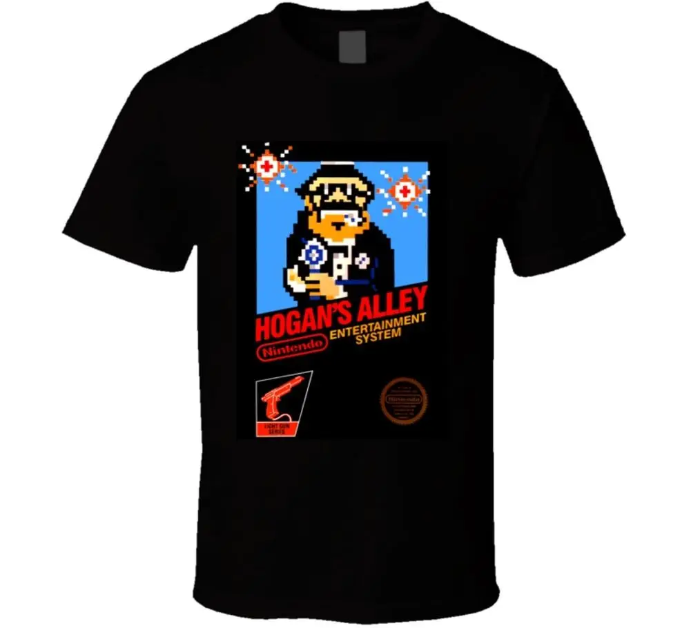 Hogans Alley Nes коробка Книги по искусству футболка Для мужчин бренд одежда Одежда