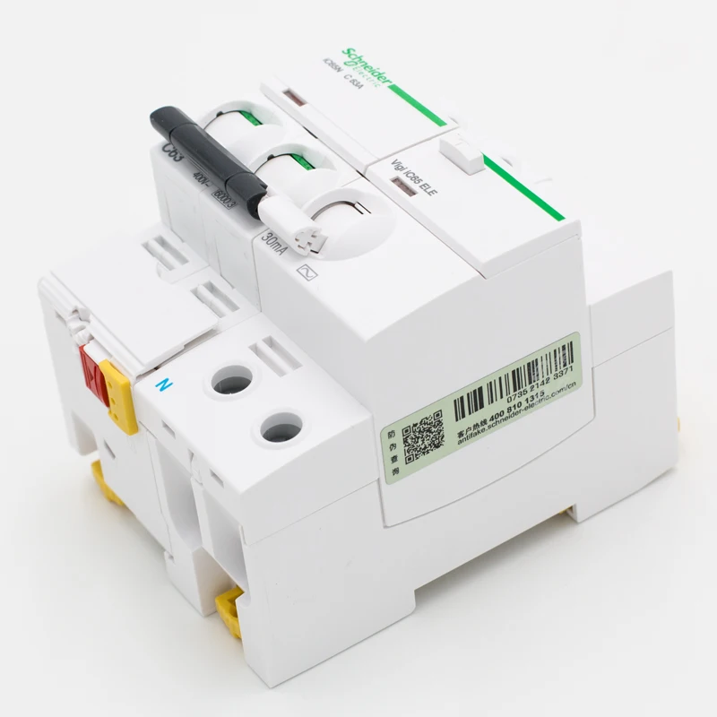 Автоматические выключатели Schneider A9IC65 2P 63A для защиты от утечки воздуха|circuit