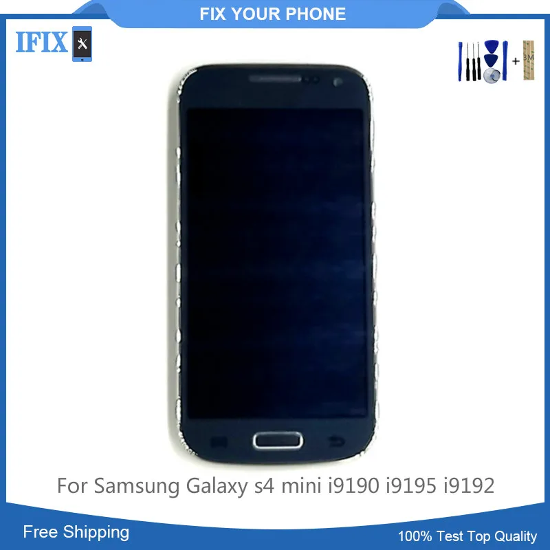 Супер Amoled 4 3 ''для Samsung Galaxy s4 mini i9190 i9195 i9192 ЖК дисплей сенсорный экран дигитайзер