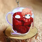 Hetalia Axis Powers UK USA In The Wine милый дизайн брелок для ключей Portachiavi двойные брелоки с принтом кулон