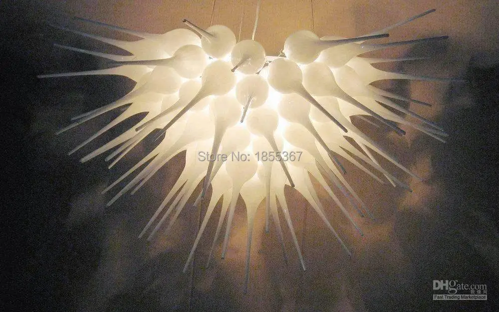 

Free Shipping Art Decor New Hotel Light Pendant White Crystal Chandelier