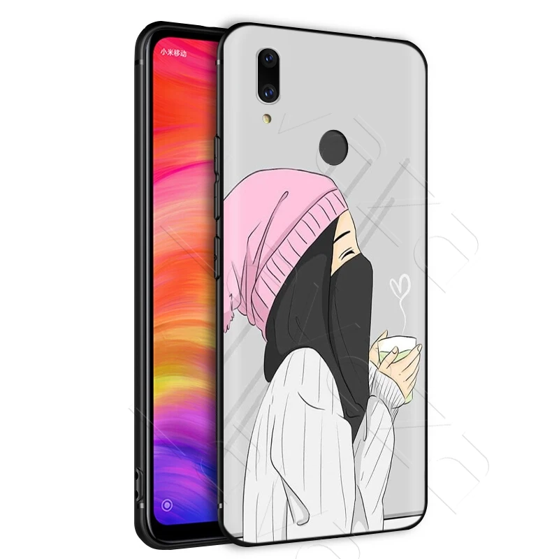 Islamic Muslim Hijabi Girls Art Case for Xiaomi Redmi Note 8 9 9S K30 Pro MI MAX 3 6 SE A1 A2 A3 10 Lite Plus 8A F1 |