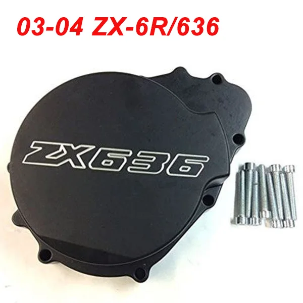 Для 03 04 Kawsaki Ninja ZX6R ZX 6R ZX636 чехол коленчатого вала статора двигателя защитный