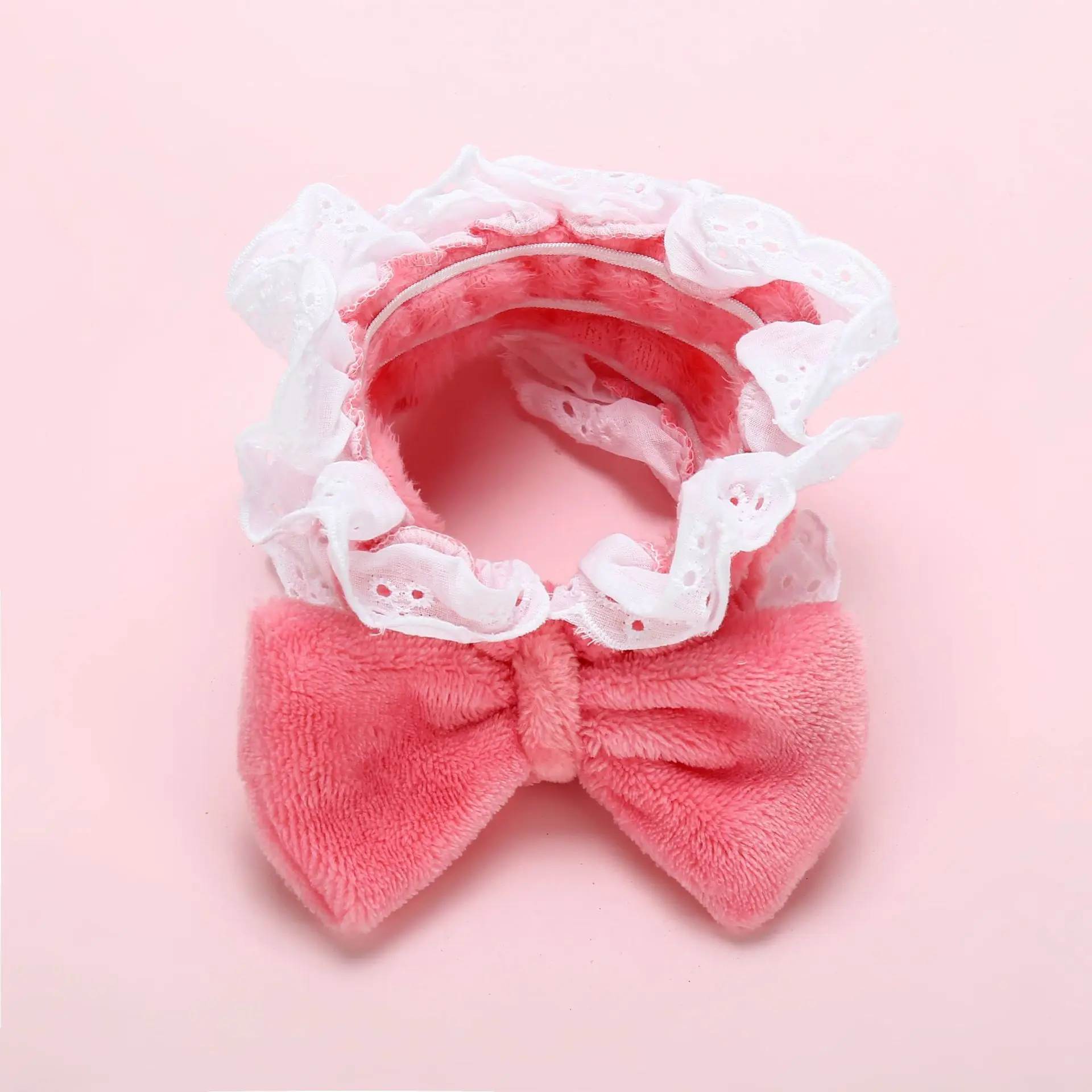

2019 New Coral Fleece Soft Bow Headbands Wash Face Lace Headband Women Girls Holder Turban Hairbands Hair Accessories