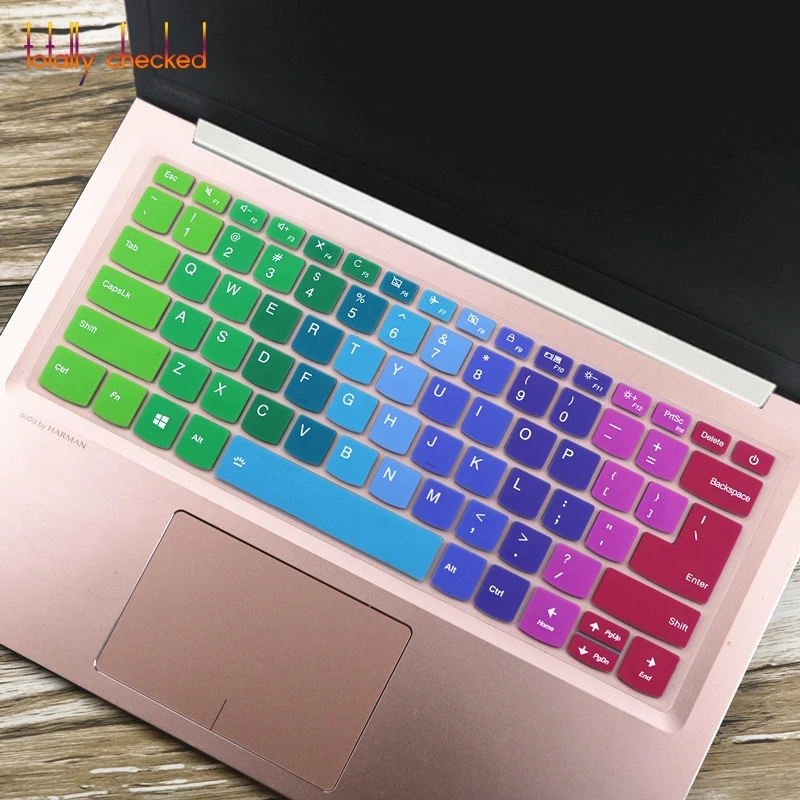 rainbow Для LENOVO Ideapad 330-14AST 330-14IGM 330-14IKB 81DA 81G2 330S-14AST 330S-14IKB 1" клавиатура протектор кожного покрова - Цвет: rainbow