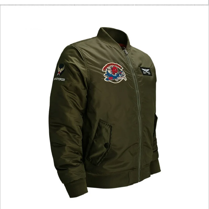 Для мужчин s куртки и пальто военно-воздушные силы MA1 куртки-бомберы полета
