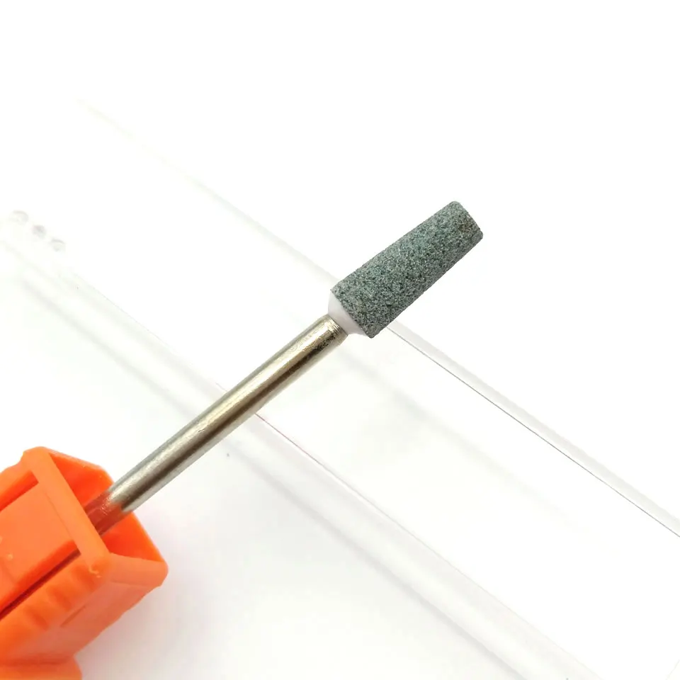 HYTOOS 1 шт. корундовое сверло для ногтей шлифовальная насадка удаления заусенцев