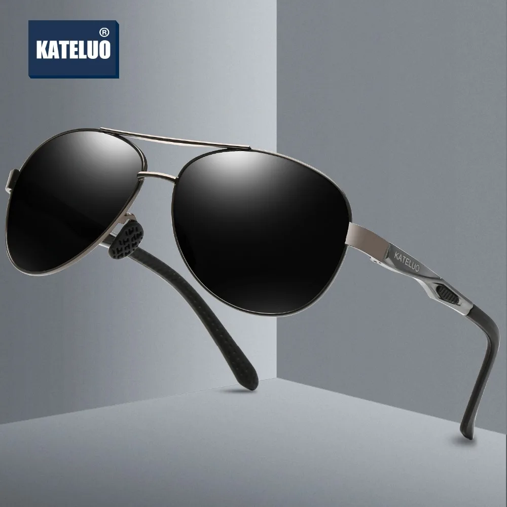 Солнцезащитные очки KATELUO Мужские поляризационные UV400 Классические солнечные в