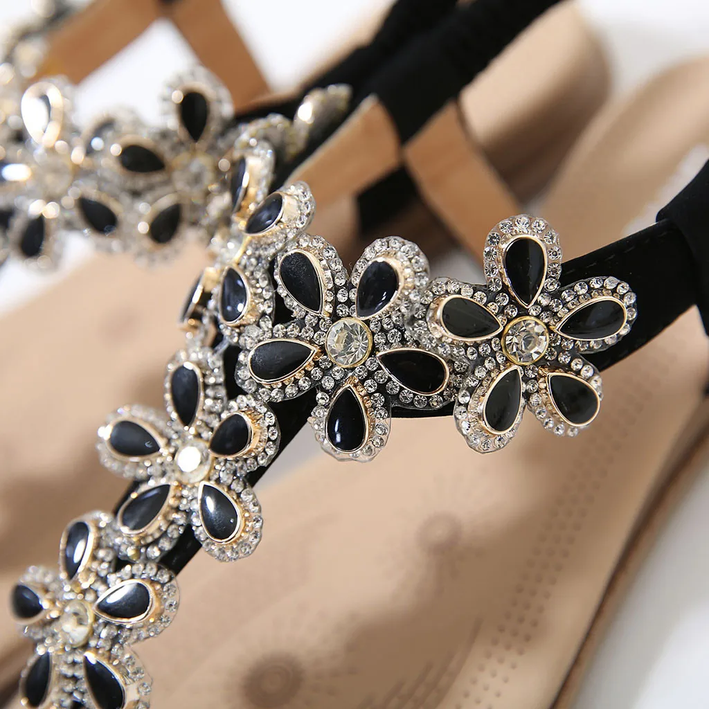 SAGACE/летние сандалии Женские Вьетнамки с Т образным ремешком Богемные