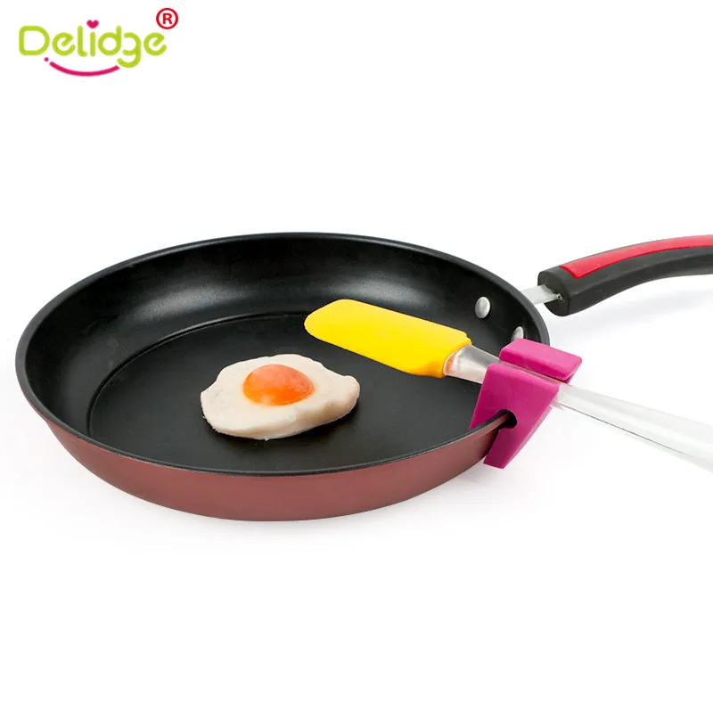 Силиконовый держатель для кастрюль и ложек Delidge 1 шт. стойка хранения