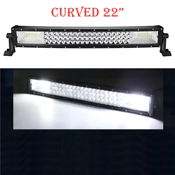 Oslamp светодиодный светильник 2" 34" 4" 50" изогнутый рабочий светильник светодиодный светильник для внедорожника 4WD грузовик Трактор Лодка прицеп 4x4 внедорожник ATV - Цвет: 22