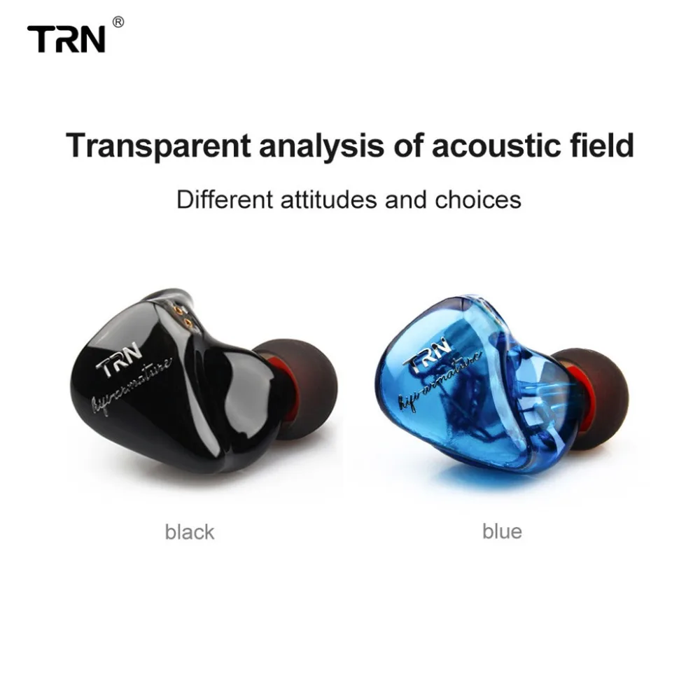 TRN IM1 1BA + 1DD гибридные наушники вкладыши Monito для бега HIFI гарнитура Съемная