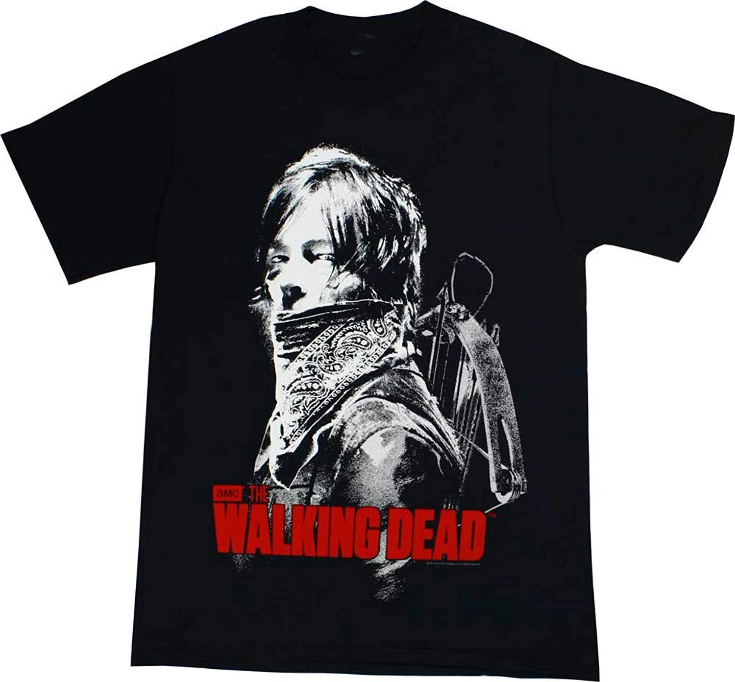 The Walking Dead Дэрил Диксон бандана логотип взрослых Футболка|Мужские футболки| |