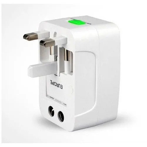 Универсальное универсальное сетевое зарядное устройство с 2 usb портами для