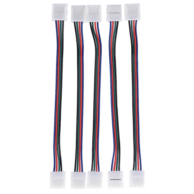 5x4 Pin SMD LED RGB быстрый разъем Штекерный Разъем 17 см кабель | Обустройство дома