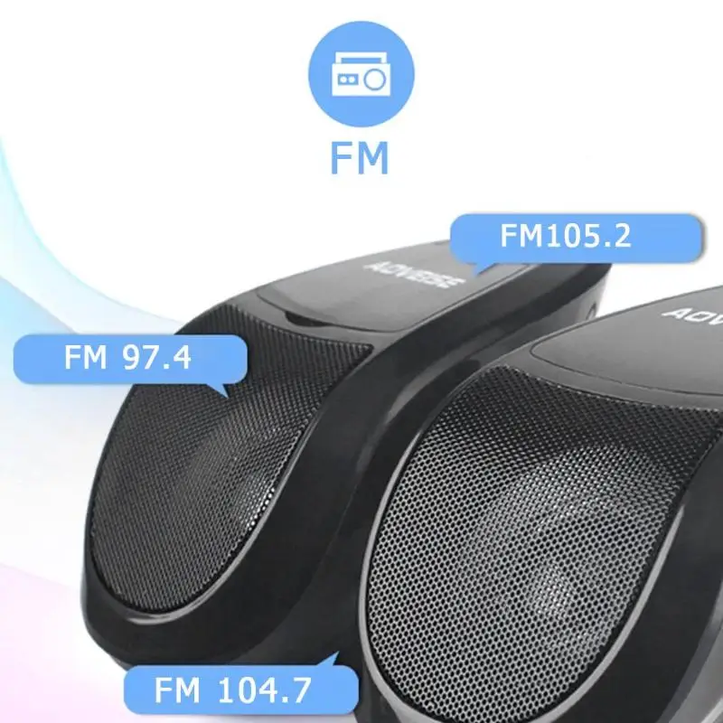 Водонепроницаемый мото Bluetooth динамик громкий динамик MP3 музыка аудио плеер звуковая система fm-радио для мотоцикла/atv/utv/скутера