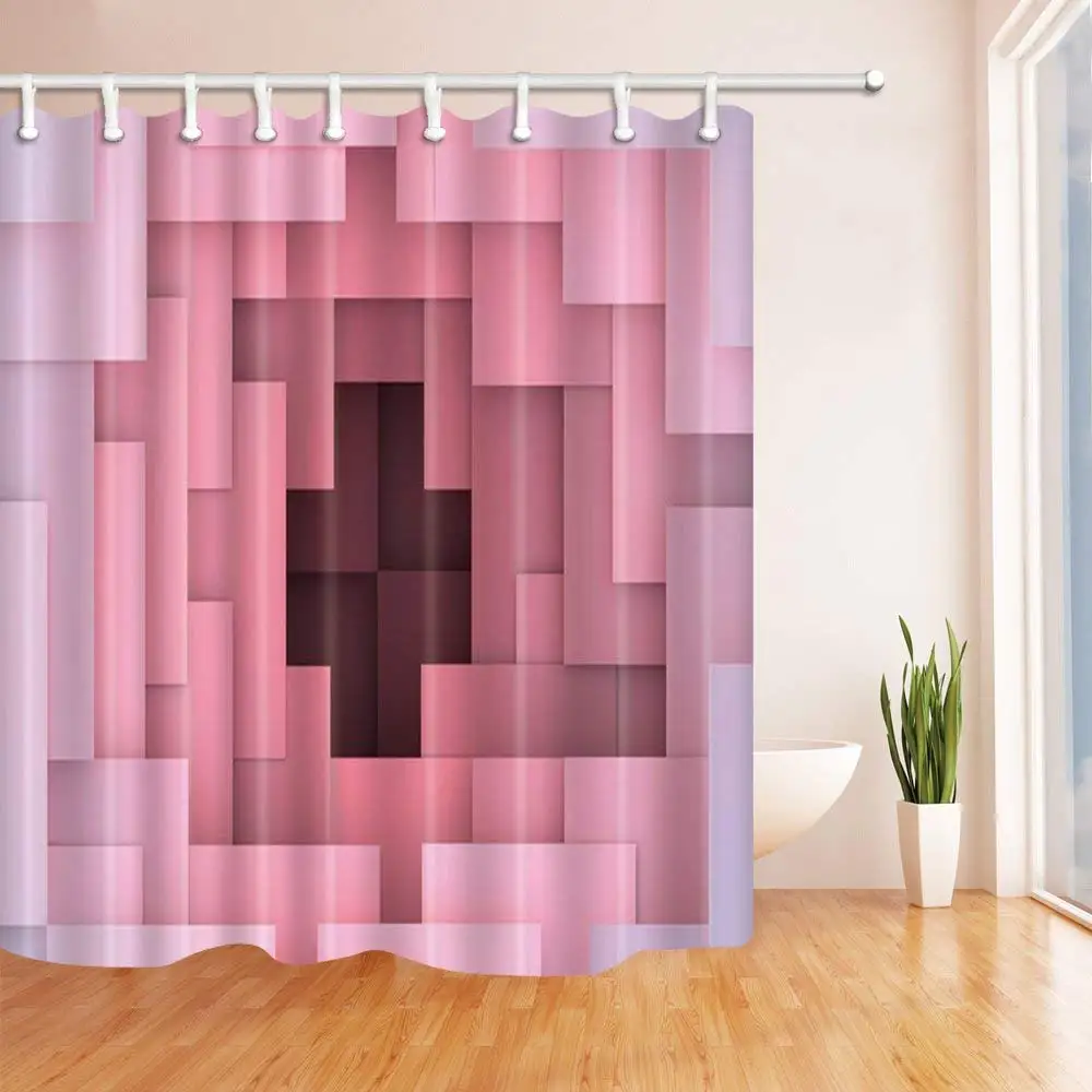 Персональный узор тема занавеска для душа прекрасный инкарнадин желтый кролик в