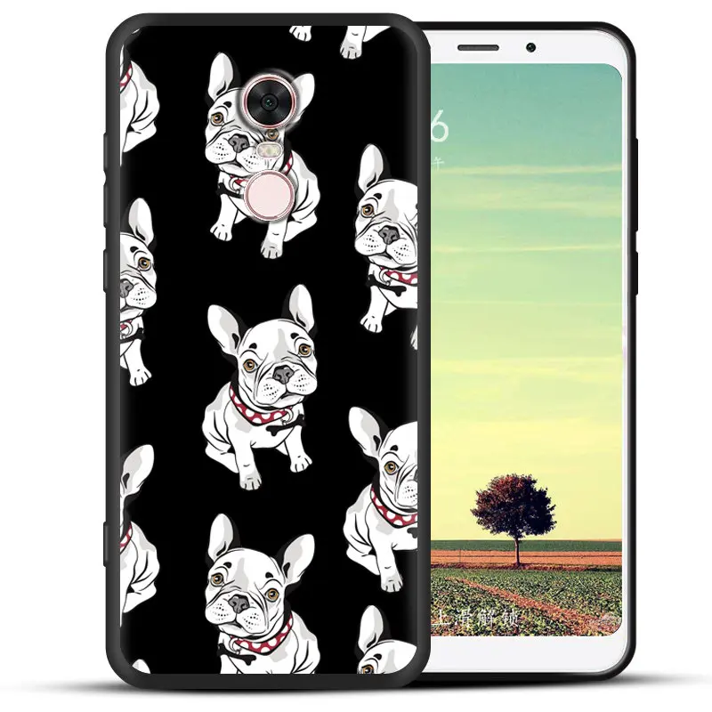 for Xiaomi Redmi 5 Plus Case Cartoon Printed Soft Silicone TPU Phone Back Cover Full Protective Cases |