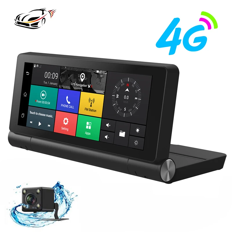Maustor 4 г Видеорегистраторы для автомобилей Камера ADAS GPS навигатор Android 5.0 WiFi