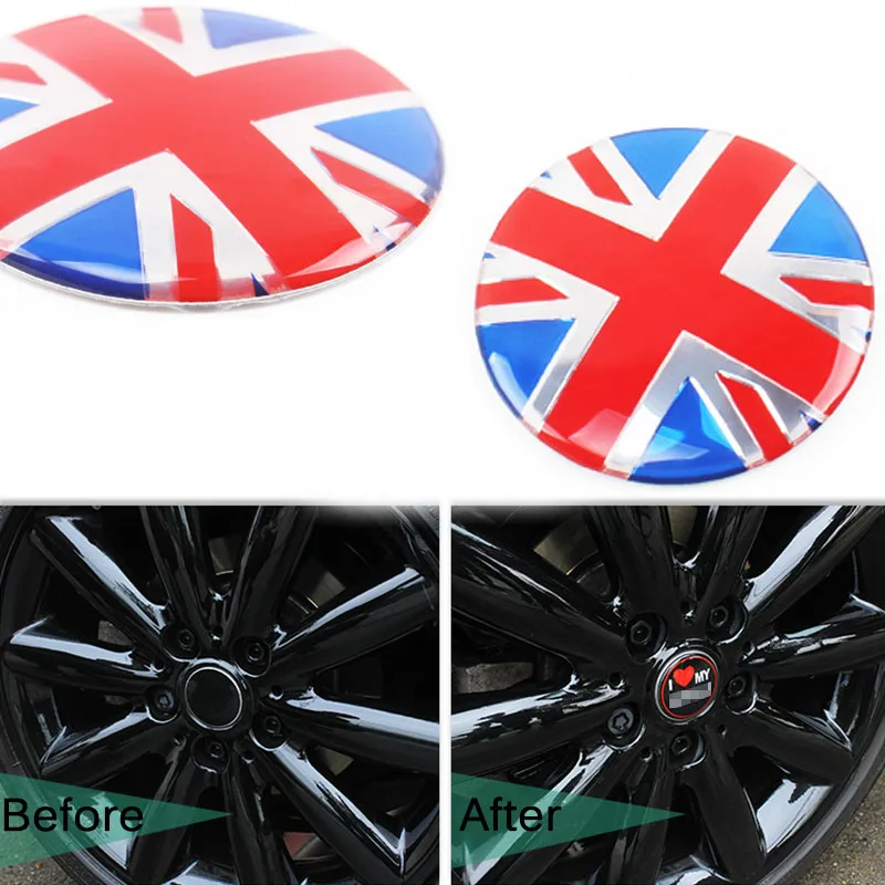 Изменить. Эра 4 шт./партия 52 мм Автомобильная крышка для обода колесо с наклейками