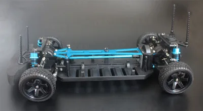 1/10 RC Гусеничный шасси для HSP infinity 94123 модель гоночный Дрифт автомобиль 1:10 обновление braseless Нижняя база Рамка комплект