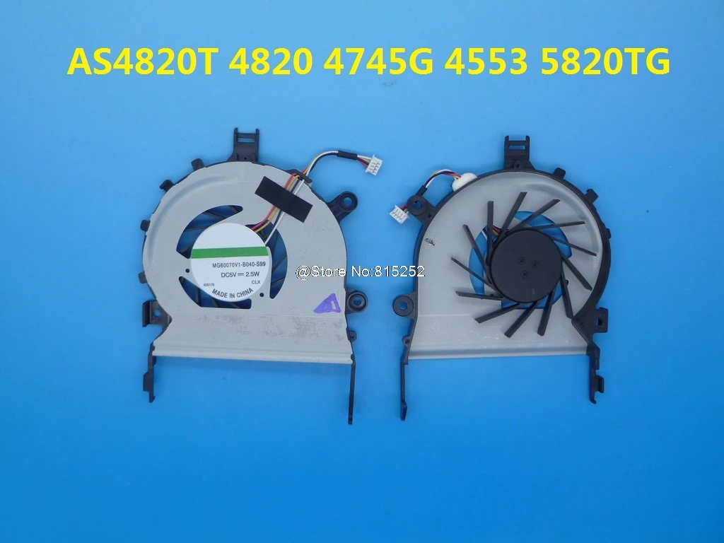 Вентилятор процессора для ACER AS4810 5810T MG55100V1 Q050 S99 AS4820T 4745G 4553 5820TG MG60070V1 B040 3CZQ1TATN00 Q010