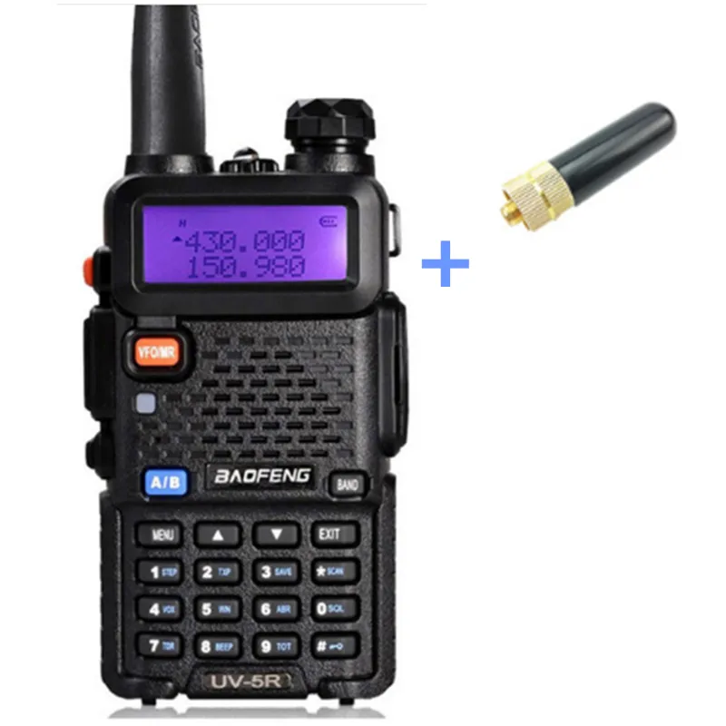 Add short antenna UV5R двухстороннее радио 136-174/400-520 МГц Pofung BF-UV5R трансивер telsiz UV 5R Ham cb радиостанция Baofeng UV-5R рация - Цвет: Add short antenna