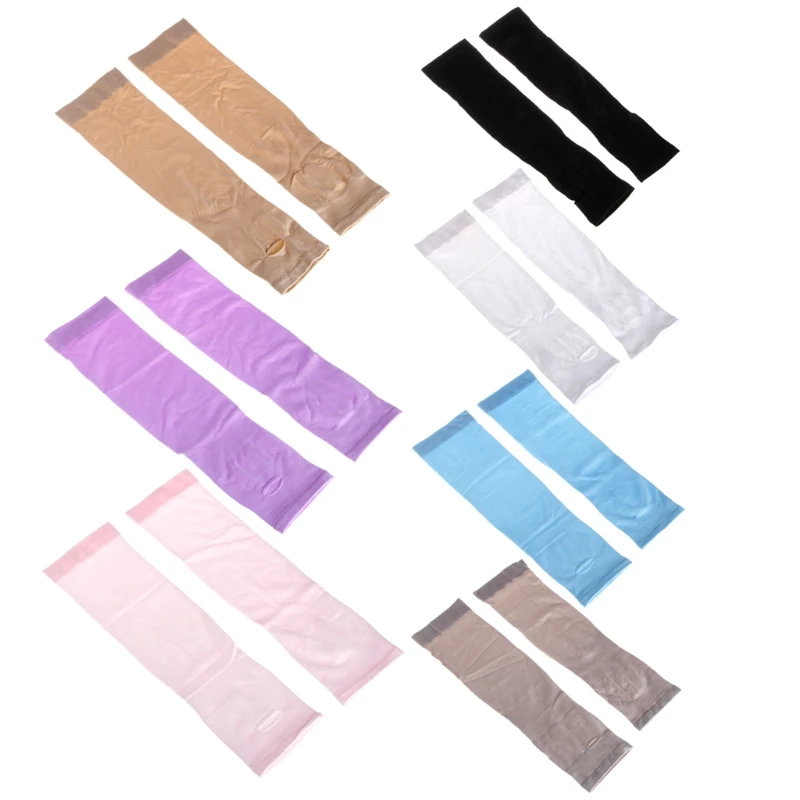 1 пара солнцезащитных охлаждающих спортивных рукавов перчатки для гольфа