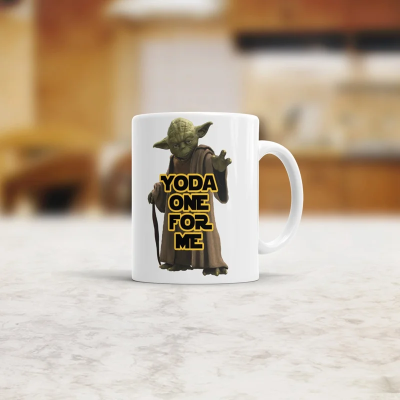 Yoda фигурка керамическая кофейная кружка милый Звездные войны кружка для молока на завтрак для детей подарок