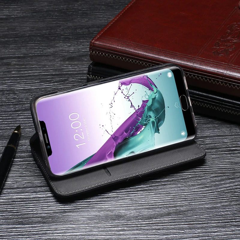 Phone Case For Doogee Y7 Plus Cover Leather Flip Coque Luxury Protective Fundas With Card Slot |