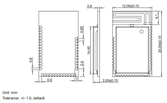 BQB FCC CE сертифицированный nRF52811 Bluetooth модуль BLE 5,0 с полным GPIO