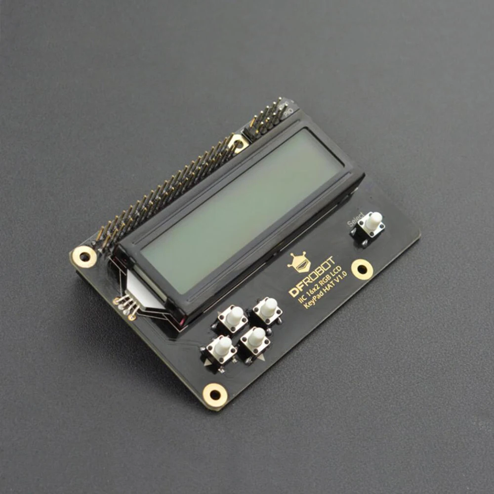 Новинка DFRobot IIC 16x2 1602 RGB зеркальный экран V1.0 для Raspberry Pi с GPIO Pin Регулируемая
