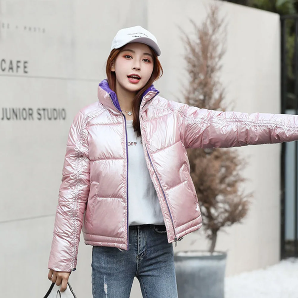 New Women Down Coat Autumn Winter White Duck Cotton Padded Jacket Female Slim Overcoat Fashion Outerwear Warm Coats clothing | Женская