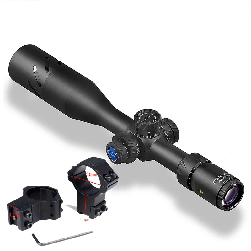 Дискавери HD FFP 5-25x50SFIR прицел для съемки на дальнем расстоянии первый фокальный самолет сетка прицел оптика 1/10 мил Воздушный пистолет Охота - Цвет: hight 11mm mount