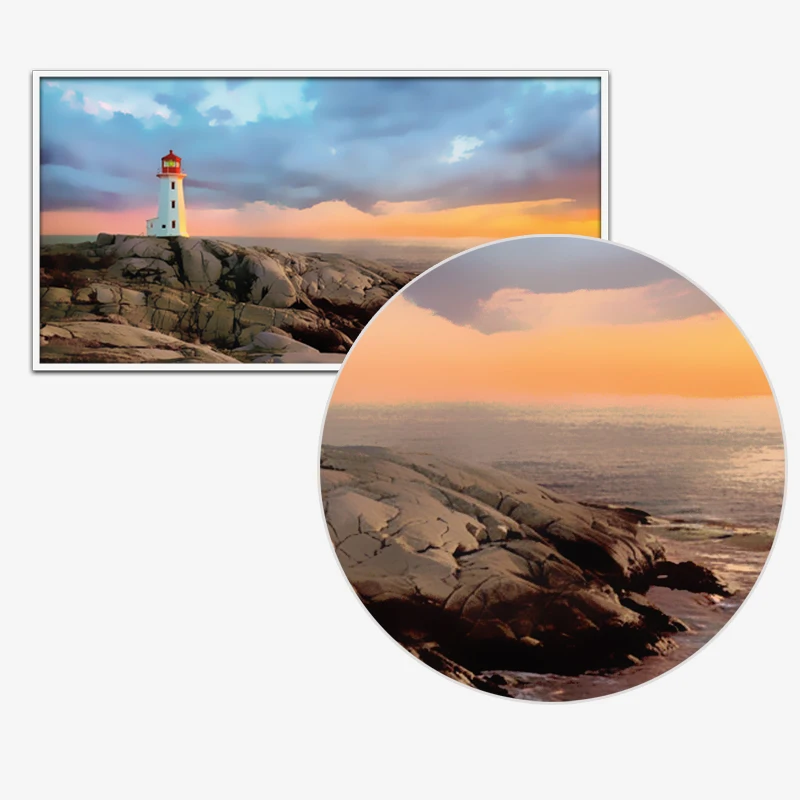 VCC Peggy's Cove Маяк Холст Картина без рамки настенные картины для Гостиная печать на
