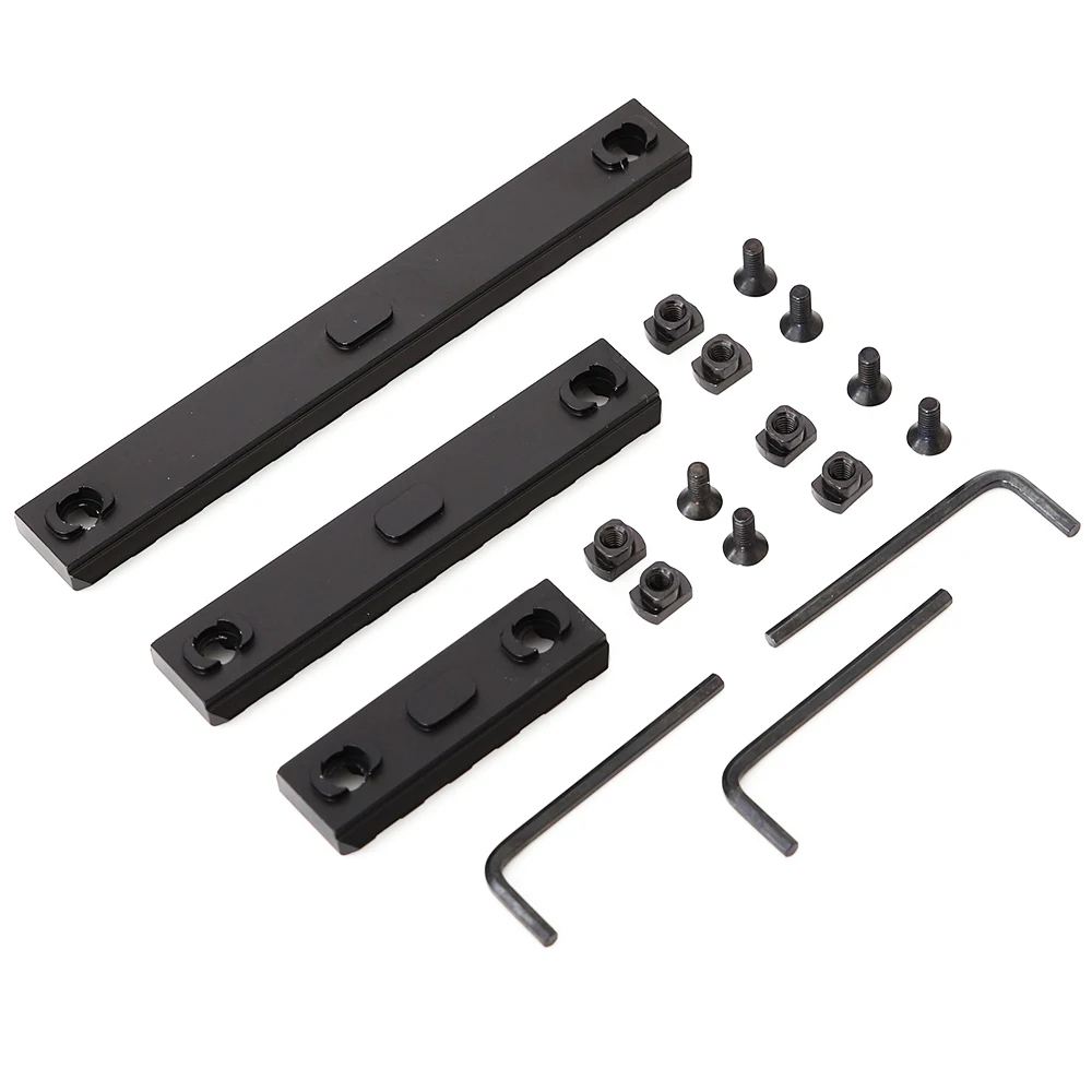 AR15 rail Aluminum M-Lok 5 9 13 Slot Picatinny/Weaver Rail Handguard Section set AR-15 MLOK 20 мм Picatinny | Спорт и развлечения