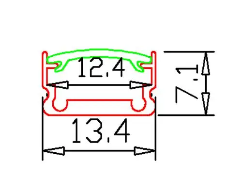 40PCS 1m length LED Profile for led strip light free DHL shipping aluminum channel housing Item No. LA-LP1307 | Лампы и освещение