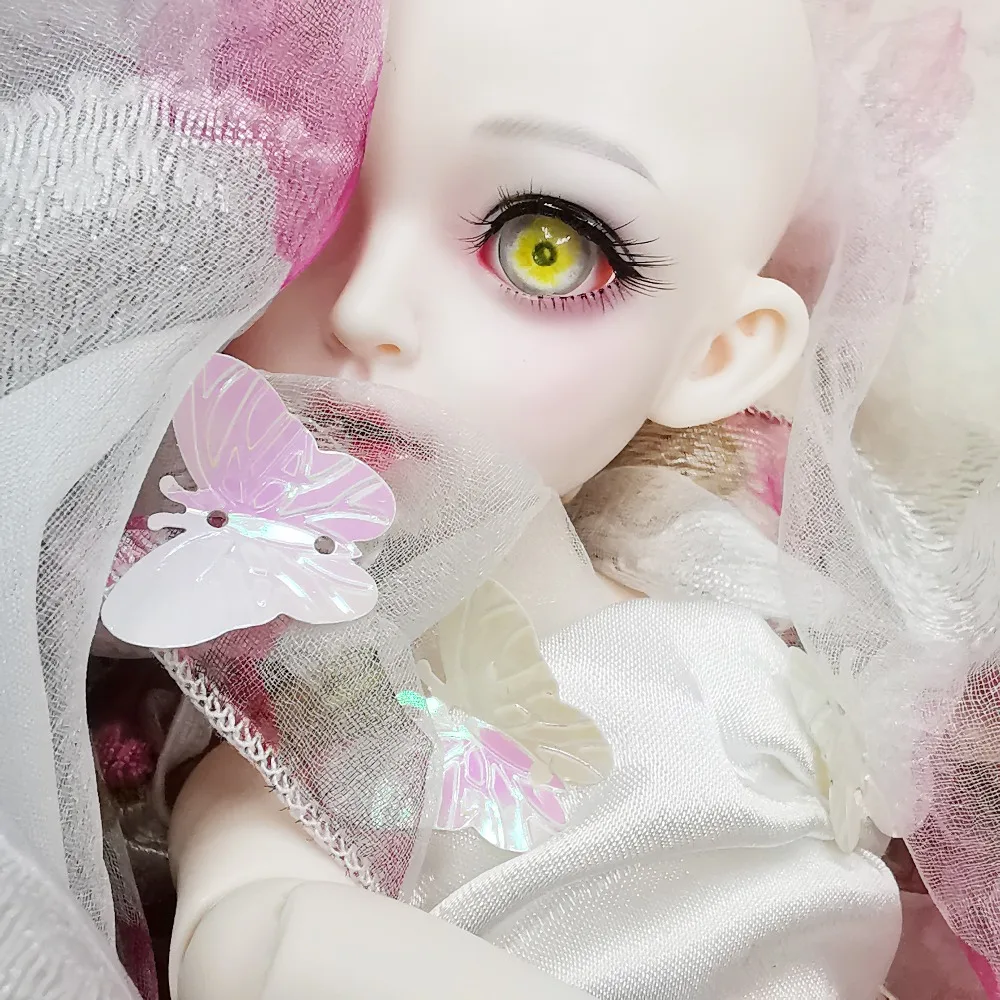 Bjd eye brinquedo 16 мм 18 14 принт bjd желтый цвет кукольный глаз для BJD куклы игрушки sd