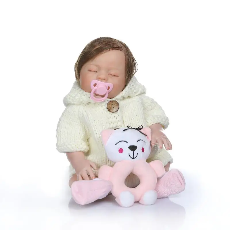 Boneca Кукла-младенец мальчик 20 &quot50 см кукла npk полный Силиконовый Reborn baby dolls игрушки