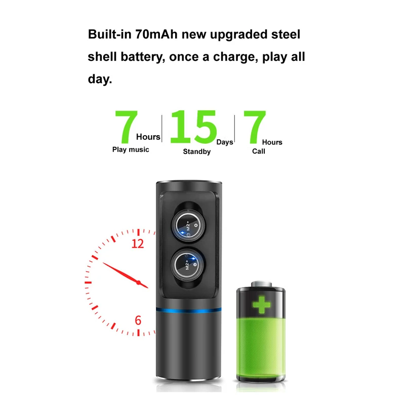 M2 Мини Bluetooth наушники невидимые Близнецы истинные беспроводные 5 0 гарнитура